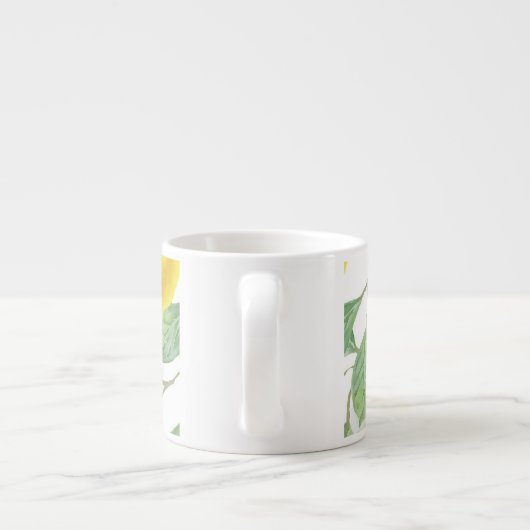 Hübsche Lemonen Espressotasse (Rückseite)