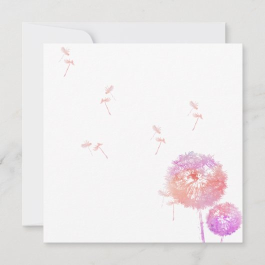 Hübsche Leuchte Beerdigung Dankeschön Karte (Rückseite)