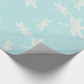 Hübsche Libelle Geschenkpapier (Ecke)