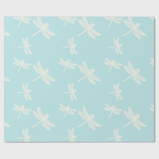 Hübsche Libelle Geschenkpapier (Flach)