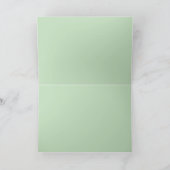 Hübsche Libelle im Garten Foto Grußkarte Karte (Innenseite)