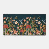 Hübsche Libelle-Pilzblumen Schreibtischunterlage (Vorderseite)