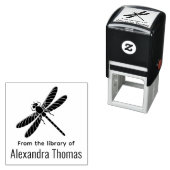 Hübsche Libelle-Silhouette #2 Bibliotheksname Permastempel (Beispiel)
