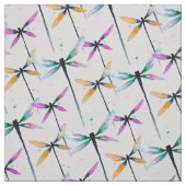 Hübsche Libellen-Aquarellbilder Stoff (Muster)