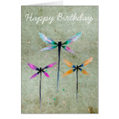 Hübsche Libellen, rustikal (Vorne)