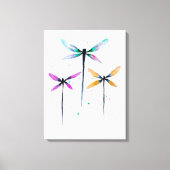 Hübsche Libellen, rustikal Leinwanddruck (Vorderseite)