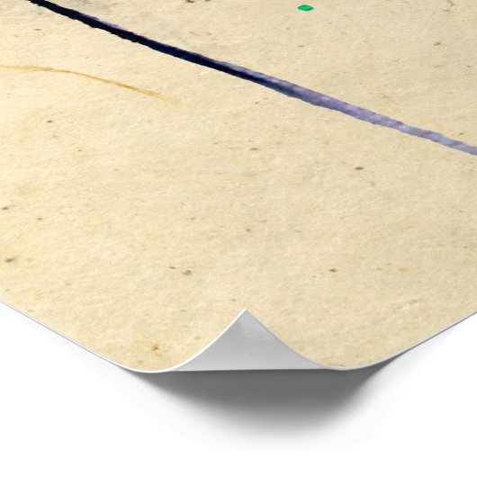 Hübsche Libellen, rustikal Poster (Ecke)