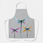 Hübsche Libellen, rustikal Schürze (Vorderseite)