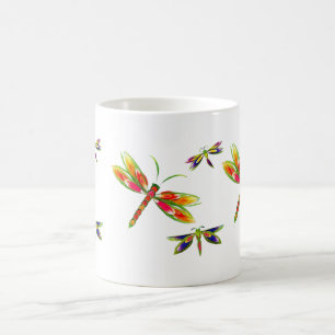 hübsche Libellen-Tasse Kaffeetasse