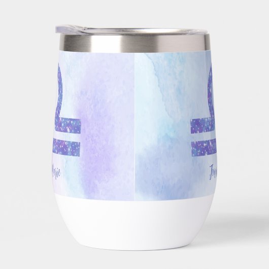 Hübsche Libra Astrologie Signieren Lila Personalis (Rechts)