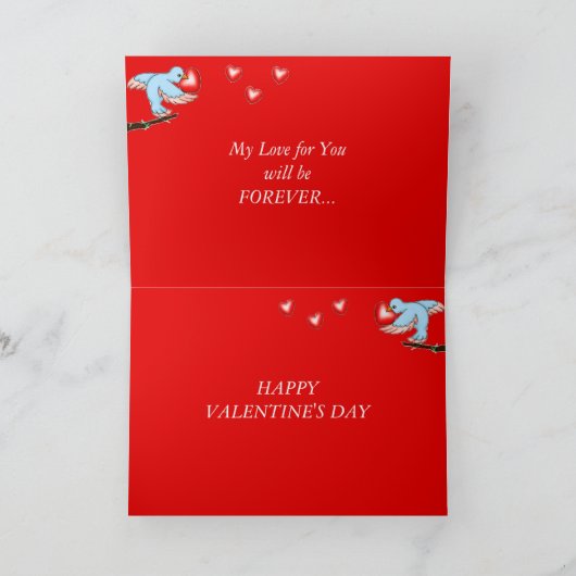 Hübsche Liebe Feiertagskarte (Innenseite)