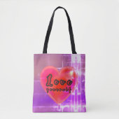 Hübsche Liebe Selbstbewusstsein Tasche (Vorderseite)