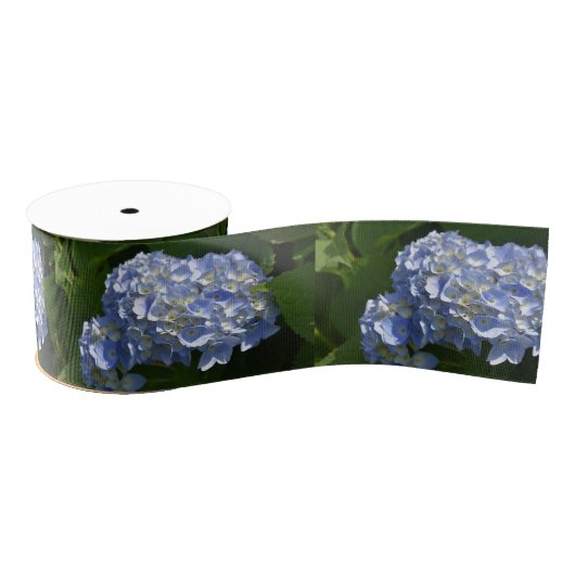 Hübsche Light Blue Hydrangea-Blume Ripsband (Spule)