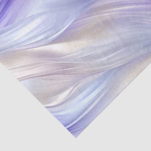 Hübsche Lila Blue White Wirbel Seidenpapier (Detail)