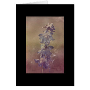 Hübsche Lila Blume Grunge