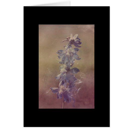 Hübsche Lila Blume Grunge (Vorne)