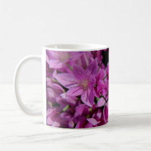 Hübsche Lila Blume Kaffeetasse