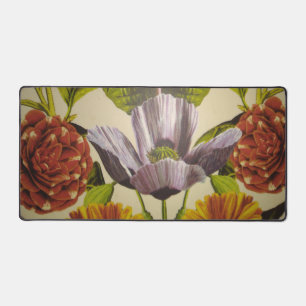 Hübsche Lila Blume Motif Schreibtischunterlage