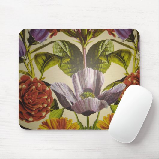 Hübsche Lila Blume Mousepad (Mit Mouse)