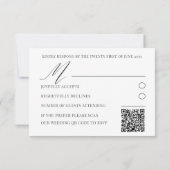 Hübsche Lila Blume Muster Hochzeit RSVP Karte (Rückseite)