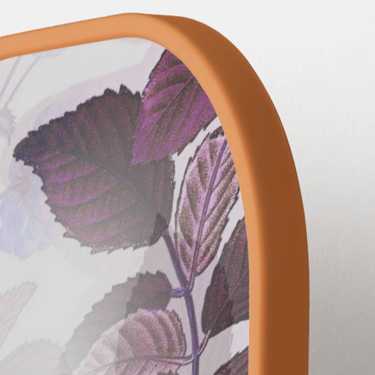 Hübsche Lila Blume Pickleball Schläger (Linke Seite)