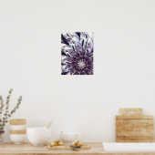 Hübsche Lila Blume Poster (Küche)