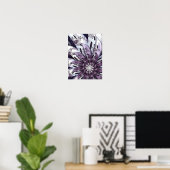 Hübsche Lila Blume Poster (Heimbüro)
