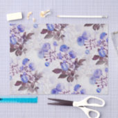 Hübsche Lila Blume Seidenpapier (Handwerk)