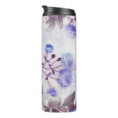 Hübsche Lila Blume Thermosbecher (Nach rechts gedreht)