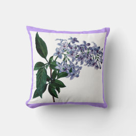 Hübsche lila Blumen-lila dekoratives Kissen