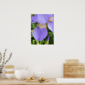 Hübsche Lila Blumenfotografie Poster (Küche)