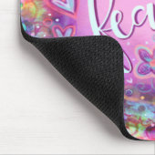 Hübsche Lila BoHo Furchtlose Inspiritivität Mousepad (Ecke)