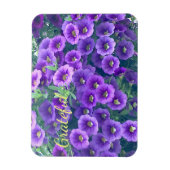 Hübsche Lila Dankbarkeit Petunia Magnet (Vertikal)