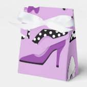 Hübsche Lila Deluxe High Heels Geschenkschachtel (Vorderseite)