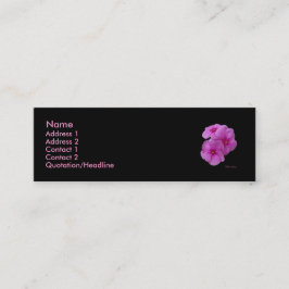 Hübsche lila Dreiergruppe-Geschäfts-Karten Mini Visitenkarte
