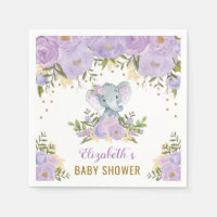 Hübsche Lila Elephant Baby Girl