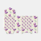 Hübsche Lila Enten Geschenkschachtel (Ungefaltet)