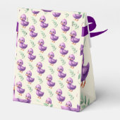 Hübsche Lila Enten Geschenkschachtel (Rückseite)