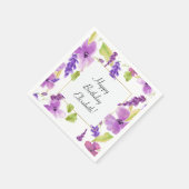 Hübsche Lila Farbe Serviette (Ecke)