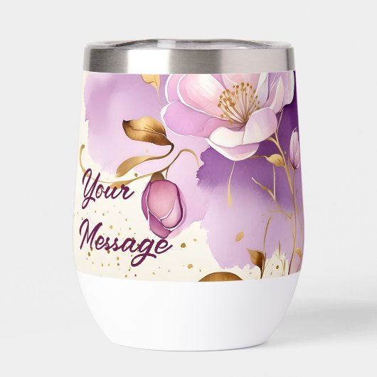 Hübsche Lila Goldfloral (Rückseite)