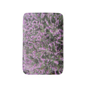 Hübsche Lila Heather Floral Badematte (Vorderseite Vertikal)