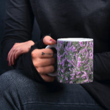 Hübsche Lila Heather Floral