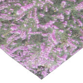 Hübsche Lila Heather Floral Kurzer Tischläufer (Ecke)