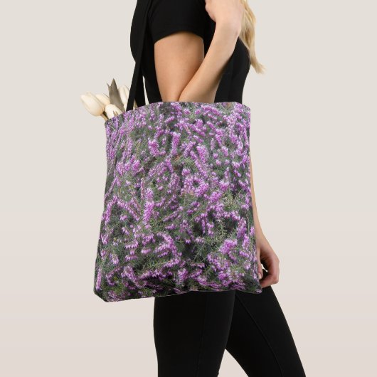 Hübsche Lila Heather Floral Tasche (Von Nahem)