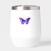 Hübsche Lila Holografie-Schmetterlingsflasche (Rückseite)