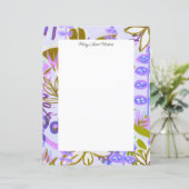 Hübsche Lila Imagine Garden Personalisiert (Stehend Vorderseite)