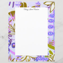 Hübsche Lila Imagine Garden Personalisiert