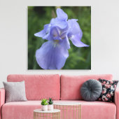 Hübsche Lila Iris Blume Canvas Print Leinwanddruck (Insitu (Wohnzimmer))