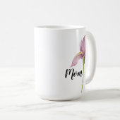 Hübsche Lila Iris Floral Tasse für sie (VorderseiteRechts)