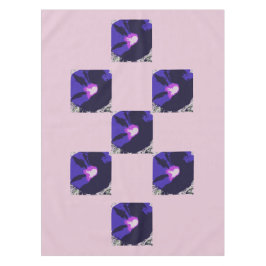 Hübsche lila kundenspezifische Tischdecke